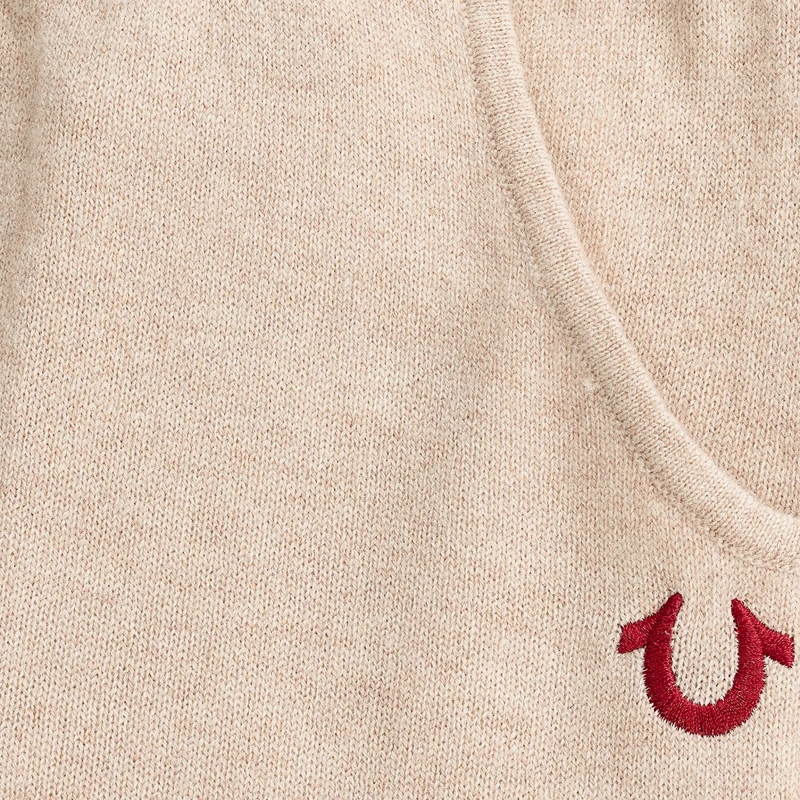 True Religion Jogginghose - Elastischer Bund- Gerades Bein- Verschlusslos beige(Image 6)