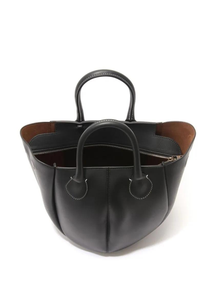 J.W.Anderson Shoppers & Totes Small Punch Tote Bag in zwart