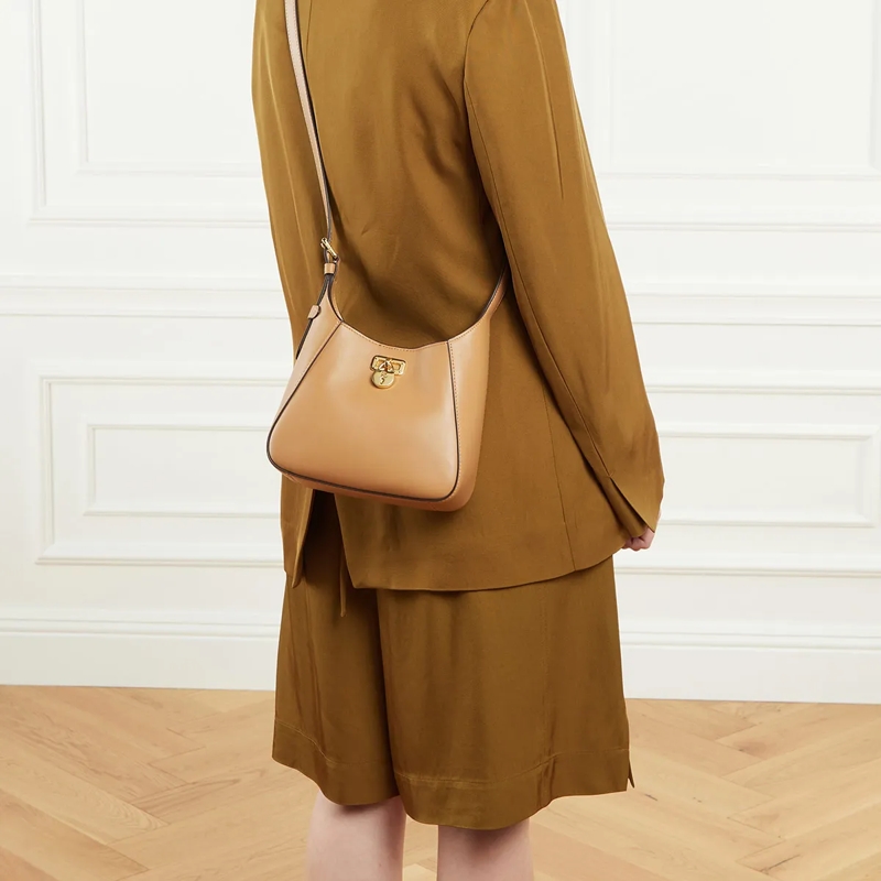 Lauren Ralph Lauren Schultertasche Tanner Sm Sh Shoulder Bag Small Buff(Image 3)