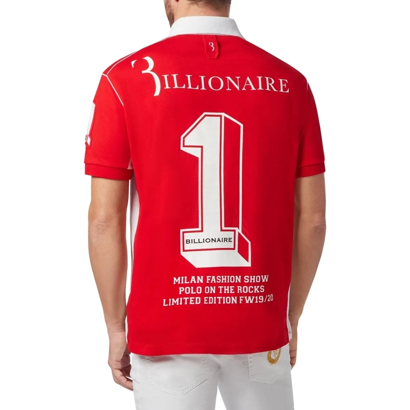 BILLIONAIRE Top Poloshirt rot(Image 2)