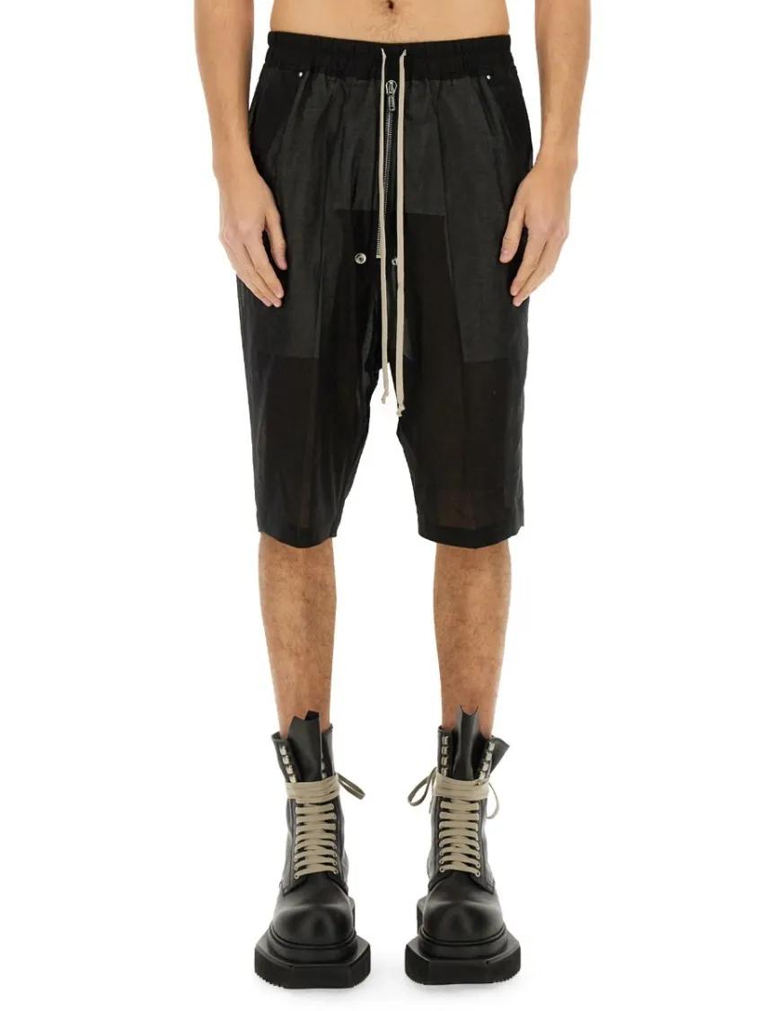 Thumbnail - Rick Owens - Short "Bela Pods" - Größe 48 - schwarz