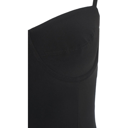 Norma Kamali Robes midi Mini dress schwarz (Image 4)