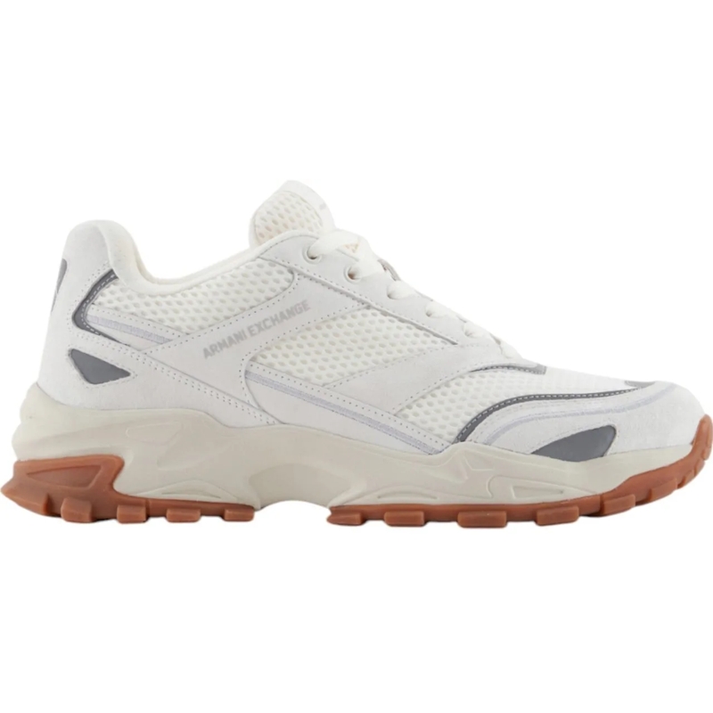 Armani Exchange Low-Top-Sneaker Heren Sneakers weiß