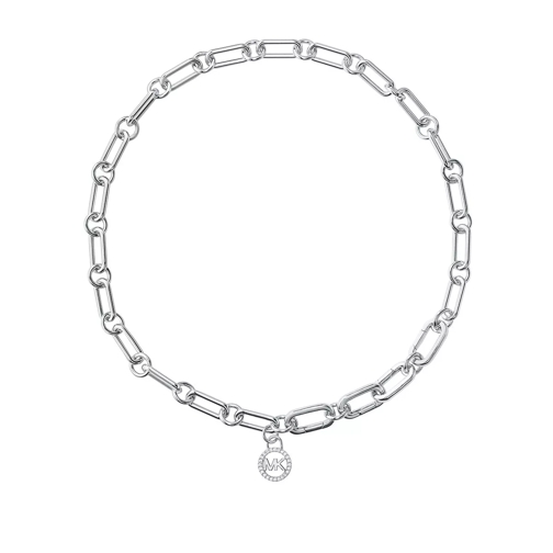 Michael Kors Necklace Custom MKC1280AN040 Silver Mittellange Halskette