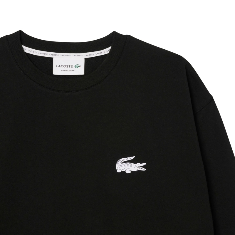 Lacoste  Lacoste LACOSTE Damen Sweatshirt, Rundhals - Loung schwarz(Image 2)