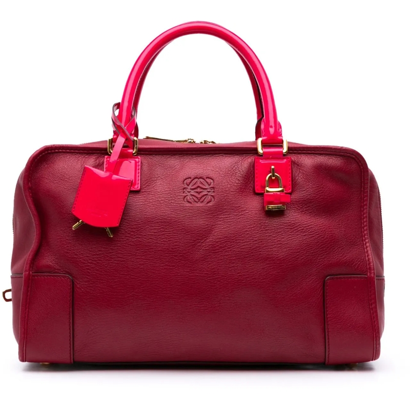 Loewe Fourre-tout Special Edition Bicolor Leather Amazona 36 rot