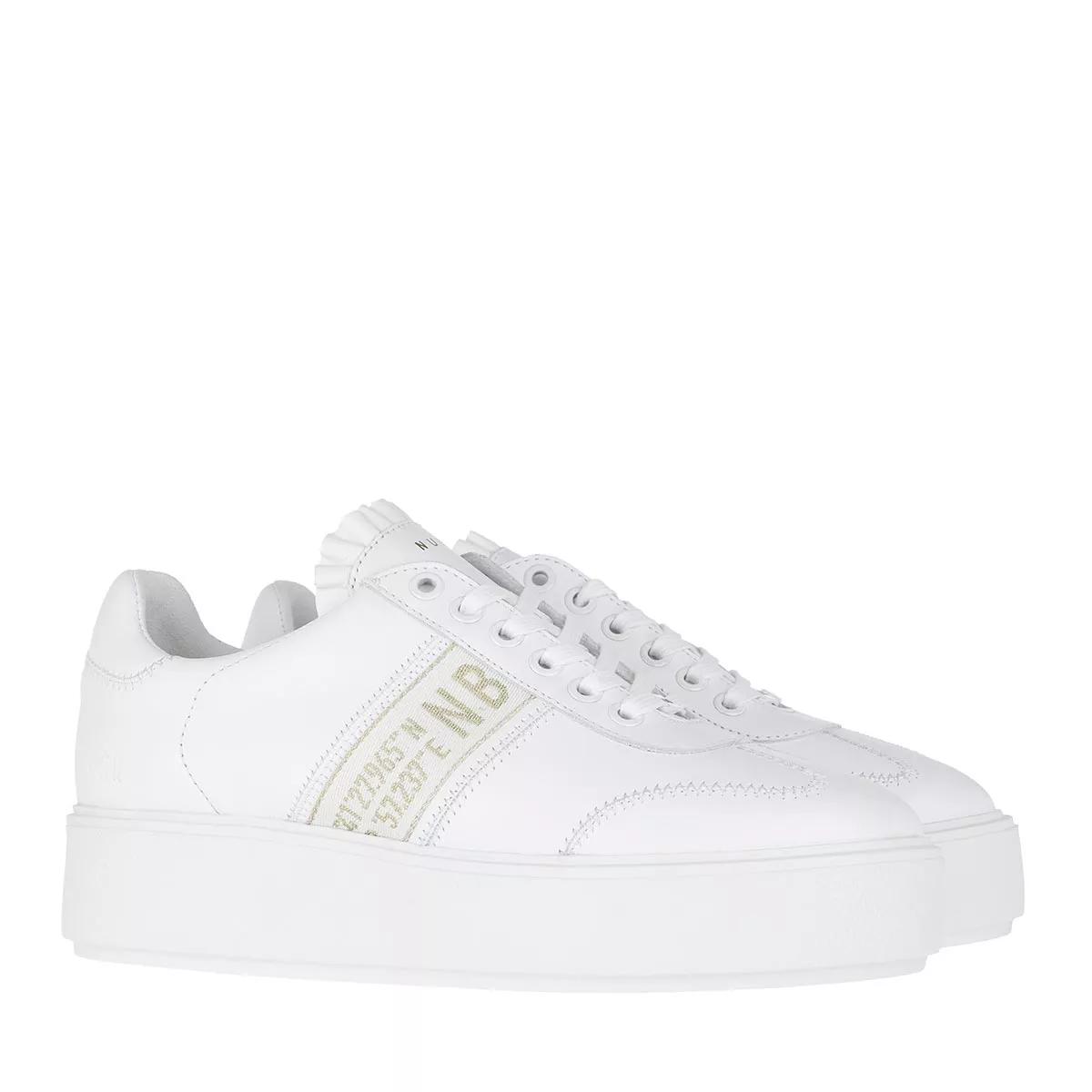 Universeel Harmonie Taille Nubikk Elise GPS White Leather | Low-Top Sneaker | fashionette