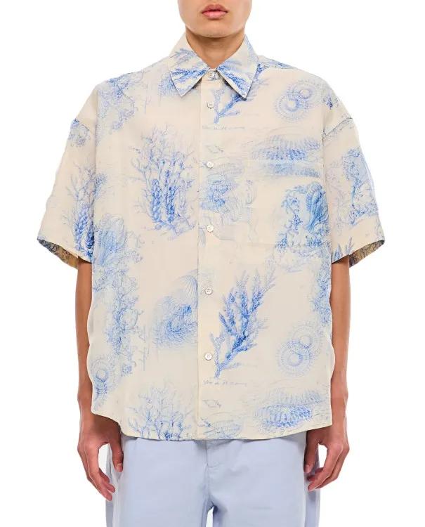 Wooyoungmi - Printed Cotton Shirt - Größe 46 -