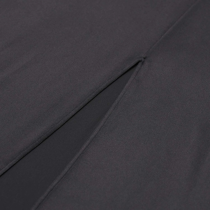 Saint Laurent Maxikleid Maxikleid aus Seide schwarz(Image 4)