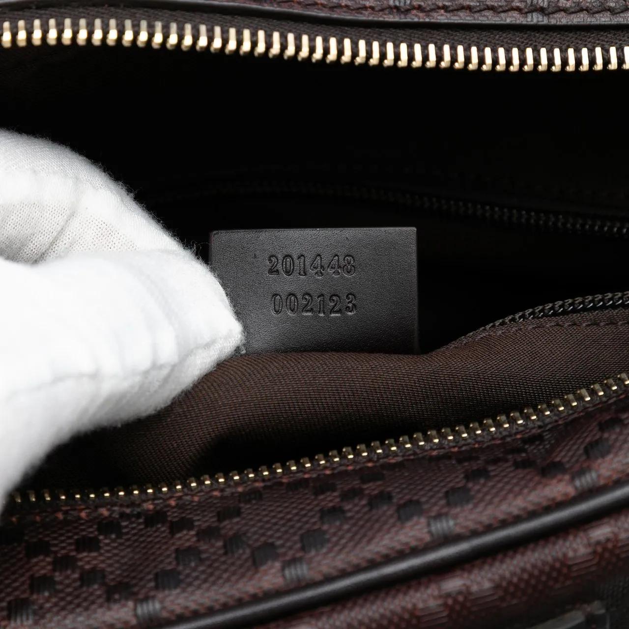 Thumbnail - Gucci Hobo Bags - Diamante Leather Hilary Lux Crossbody - Gr. unisize - in Braun - für Damen