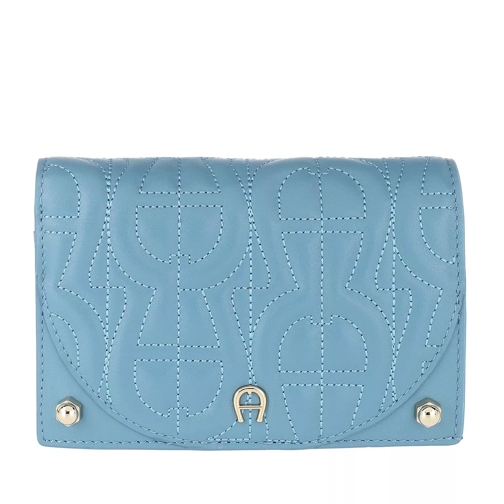 AIGNER Diadora Wallet Dusk Blue Vikbar plånbok