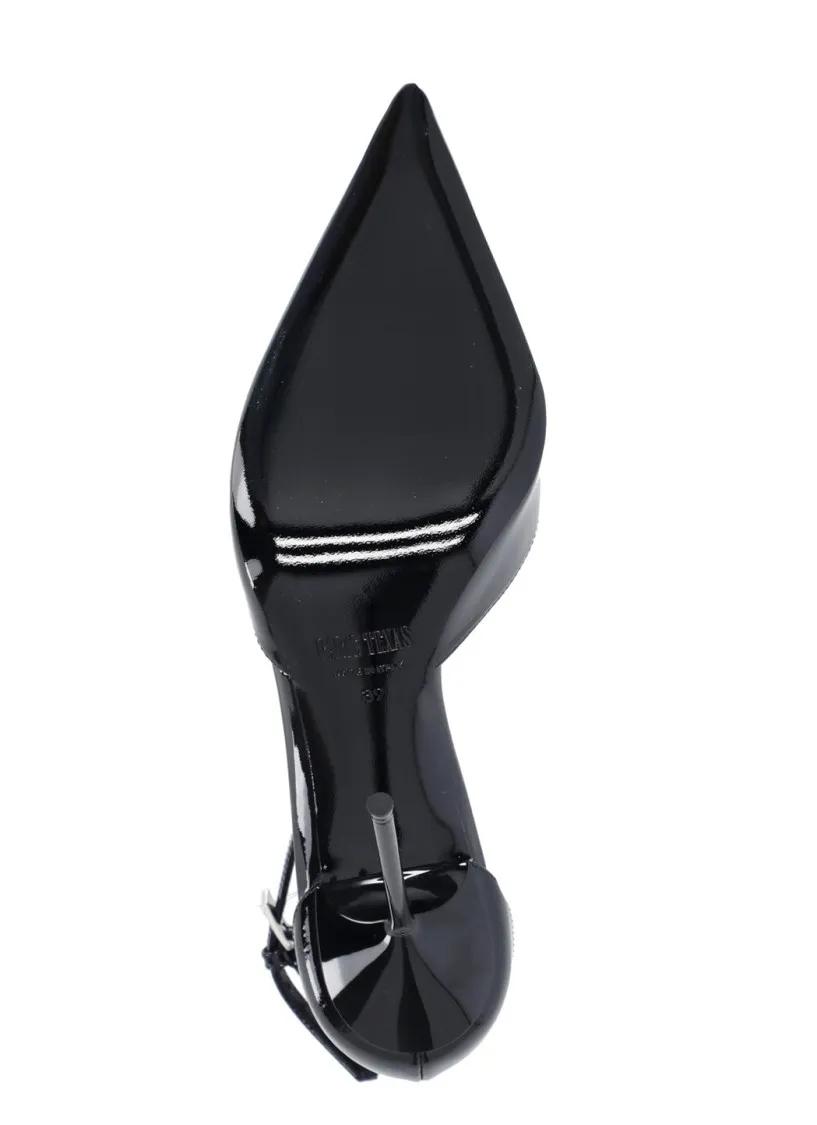 Thumbnail - Paris Texas Hohe Schuhe - Arrow Toe Heeled Shoes With Delicate Ankle Strap - Gr. 38 (EU) - in Schwarz - für Damen