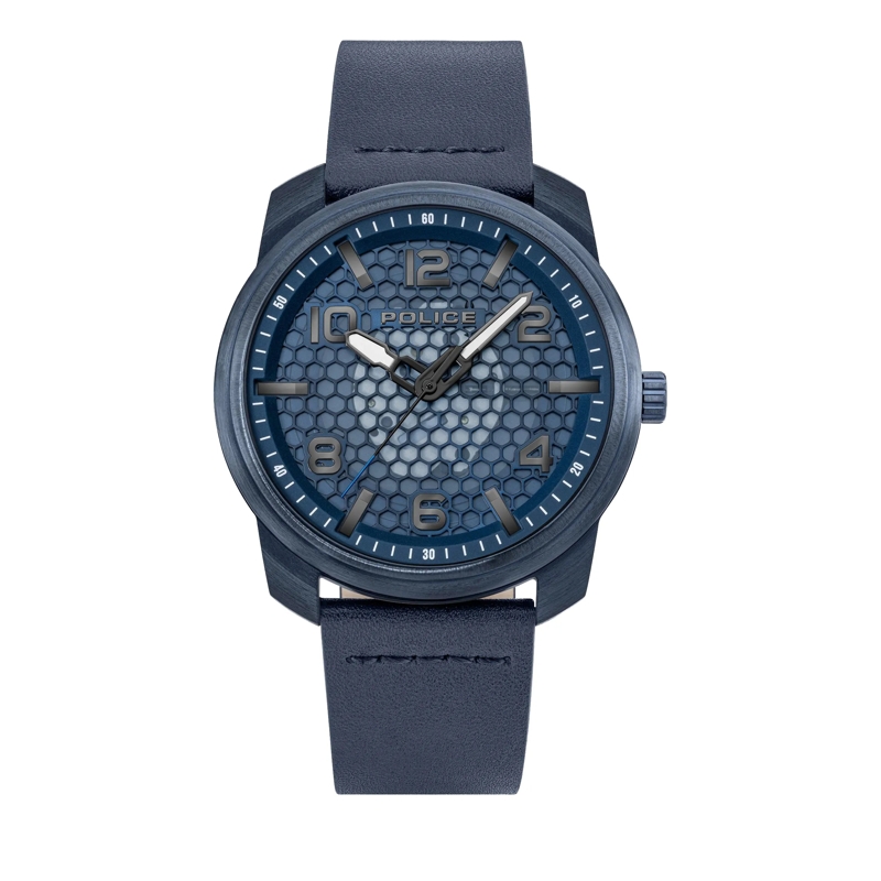 Police Quarzuhr Quarzuhr Protector blau