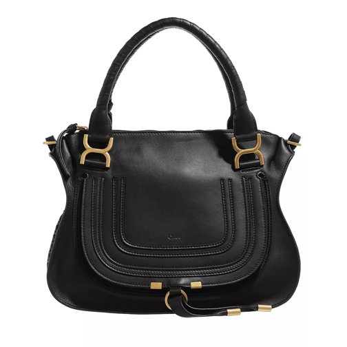 Chloé Marcie Shoulder Bag Black Rymlig shoppingväska