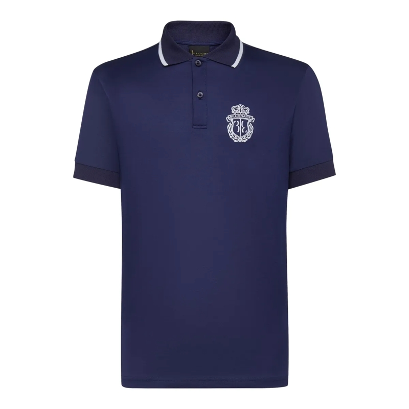 BILLIONAIRE Top Poloshirt Crest dunkel-blau