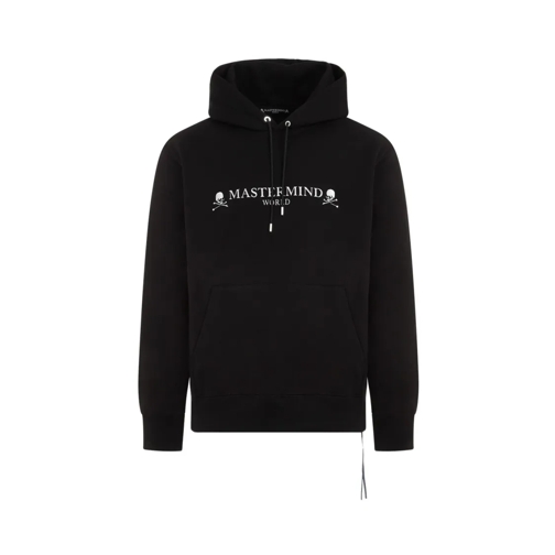 Mastermind World Hoodie Embroiderish Black Cotton Hoodie Black