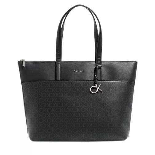 Calvin Klein Ck Must Shopper Lg Epi Mono Black Mono Shopping Bag
