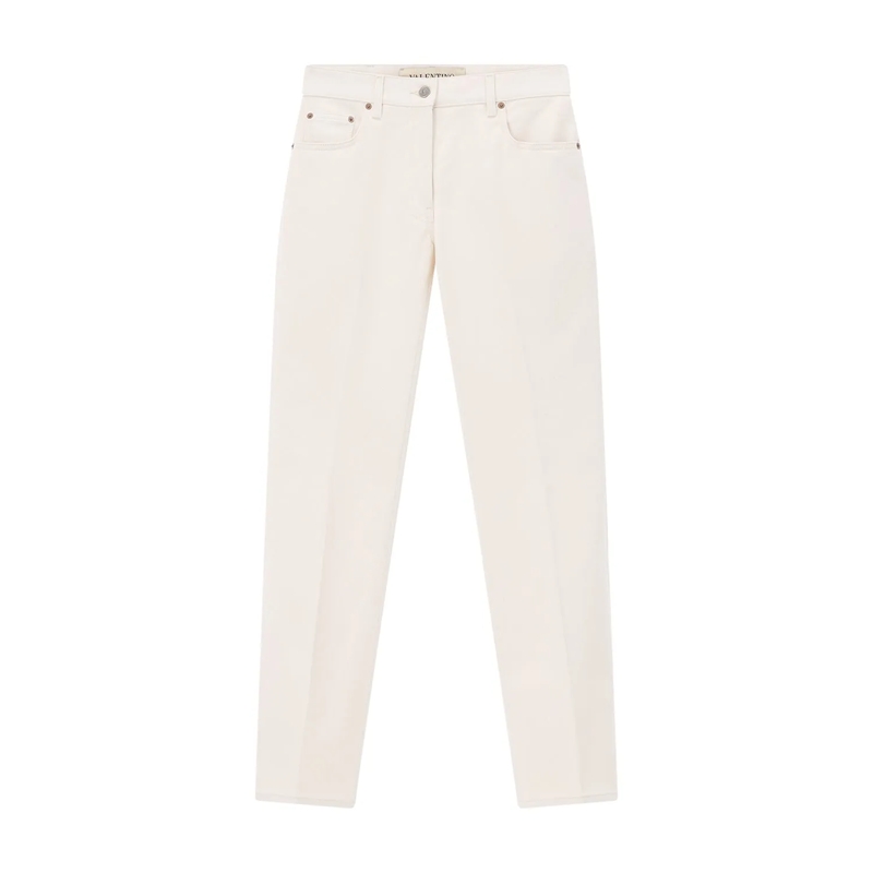 Valentino Garavani Jeans Straight Leg Jeans beige