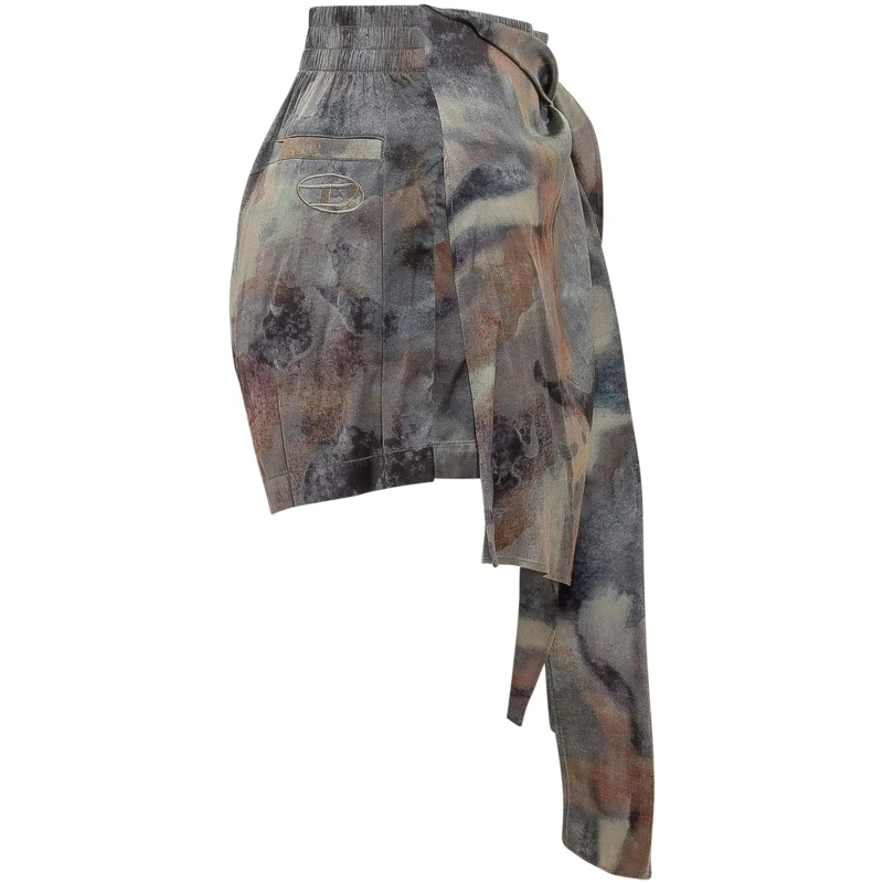 Diesel Minijupe Gonna Talia con Pannello Drappeggiato mehrfarbig(Image 3)