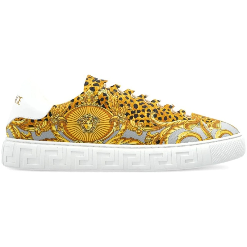 Versace Low-Top-Sneaker Sneakers Goldgreen grün