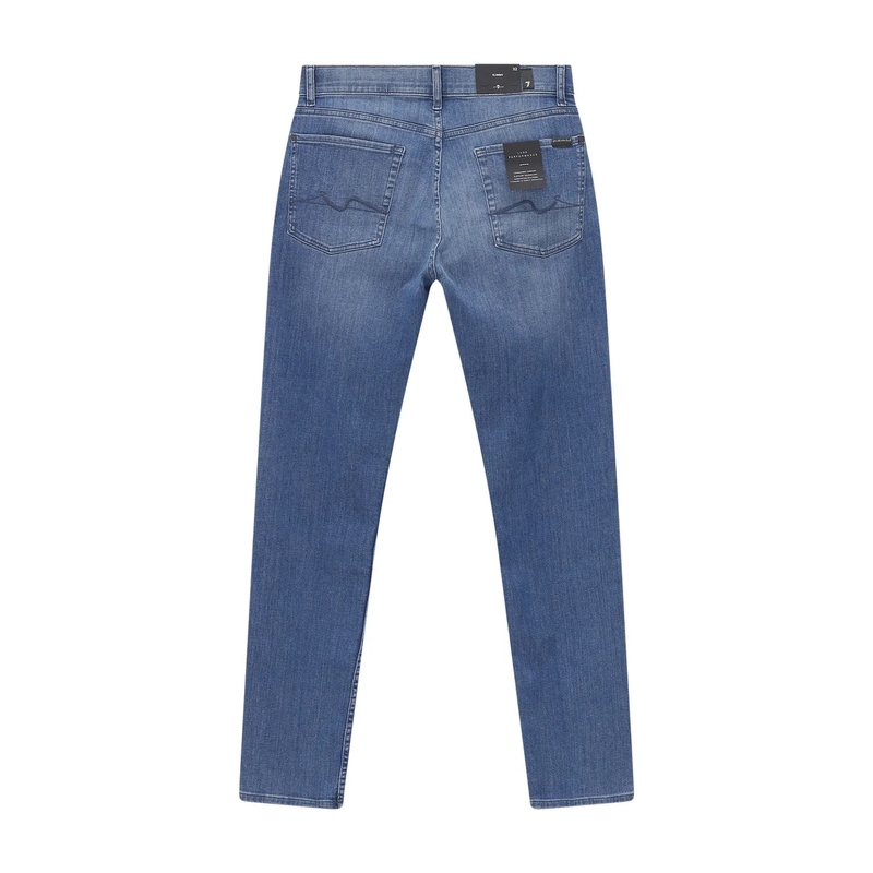 Seven for all Mankind Slim-Fit-Jeans Jeans Slimmy aus Baumwolle blau(Image 2)