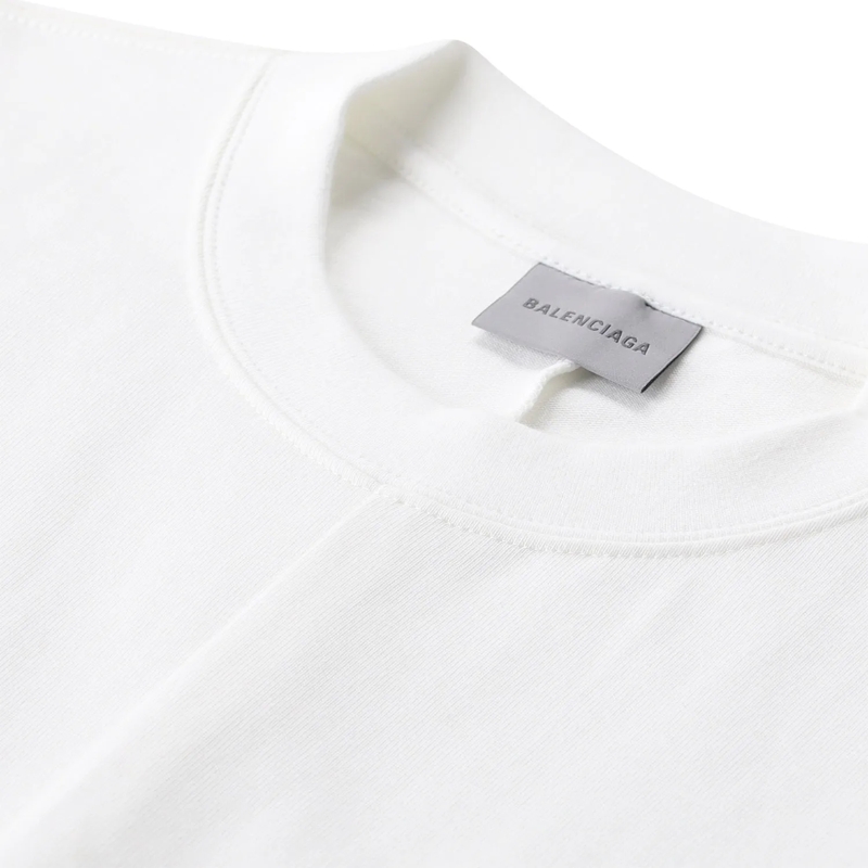 Balenciaga T-Shirt Tailliertes T-Shirt weiß(Image 4)