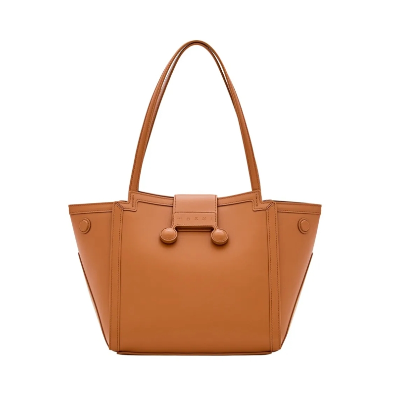 Marni Draagtas Riviera Mini Handbag Brown