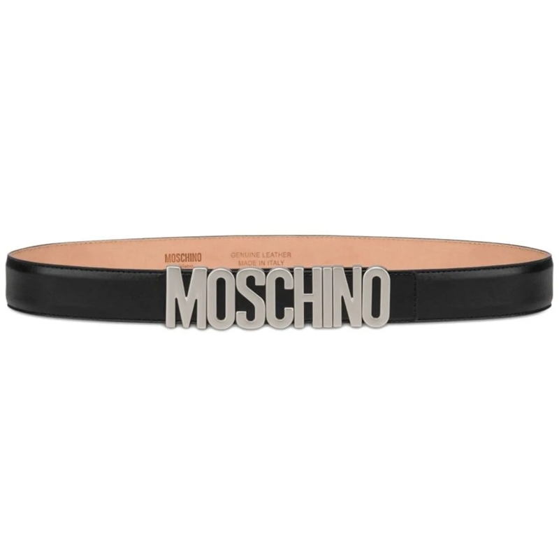 Moschino Ledergürtel Belts Black schwarz