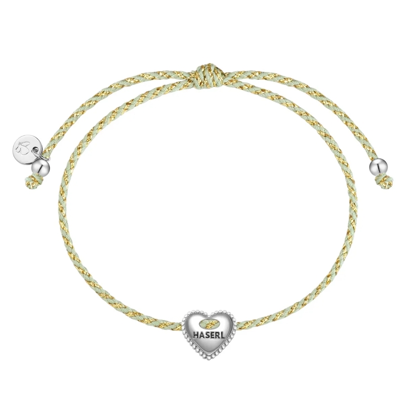 Glanzstücke München Armband Sterling Silber Armband Herz "HASERL" silber