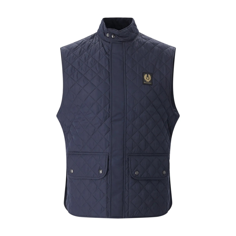 Belstaff Weste Weste mit Logo blau