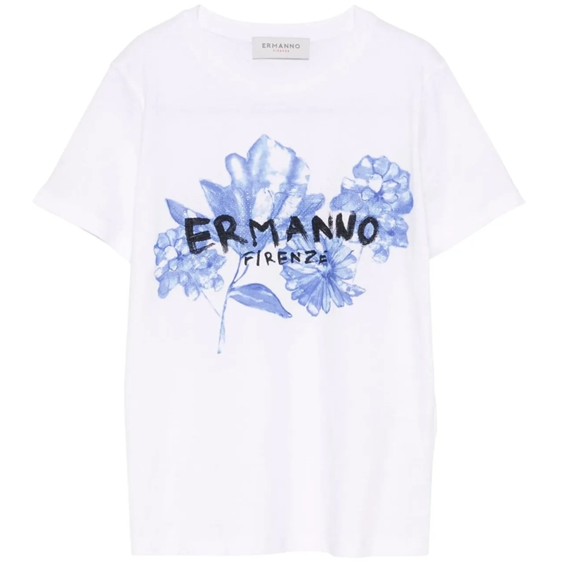 Ermanno Firenze T-Shirt T-Shirts And Polos White weiß
