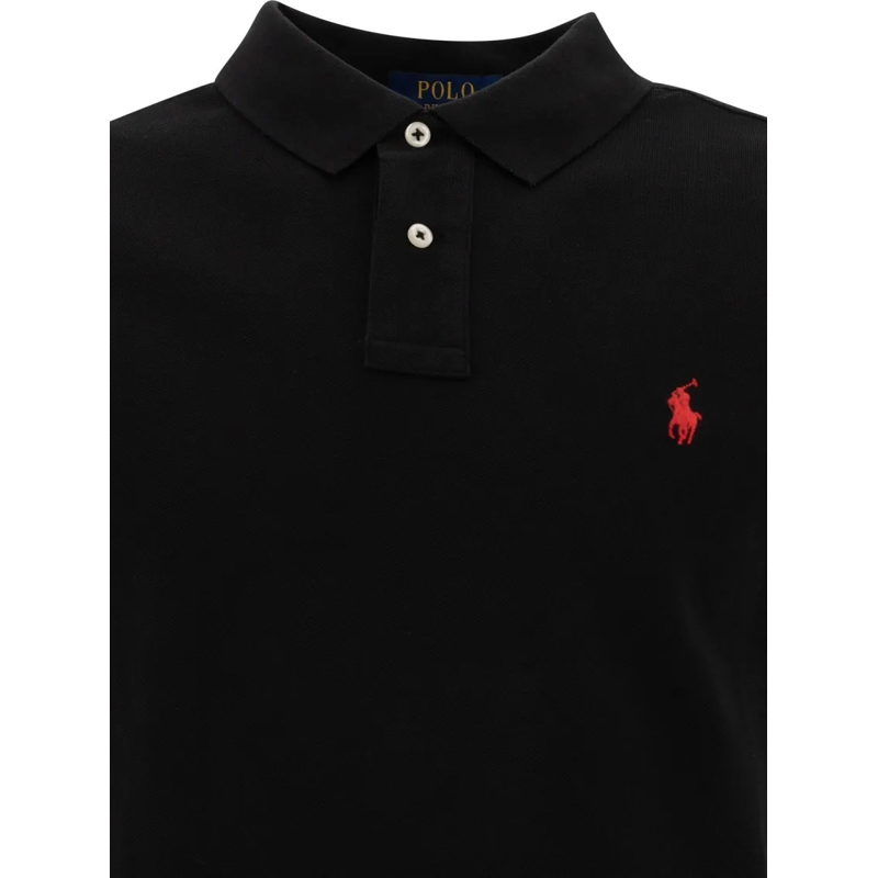 Polo Ralph Lauren Polohemd Pique Polo Shirt Black(Image 3)
