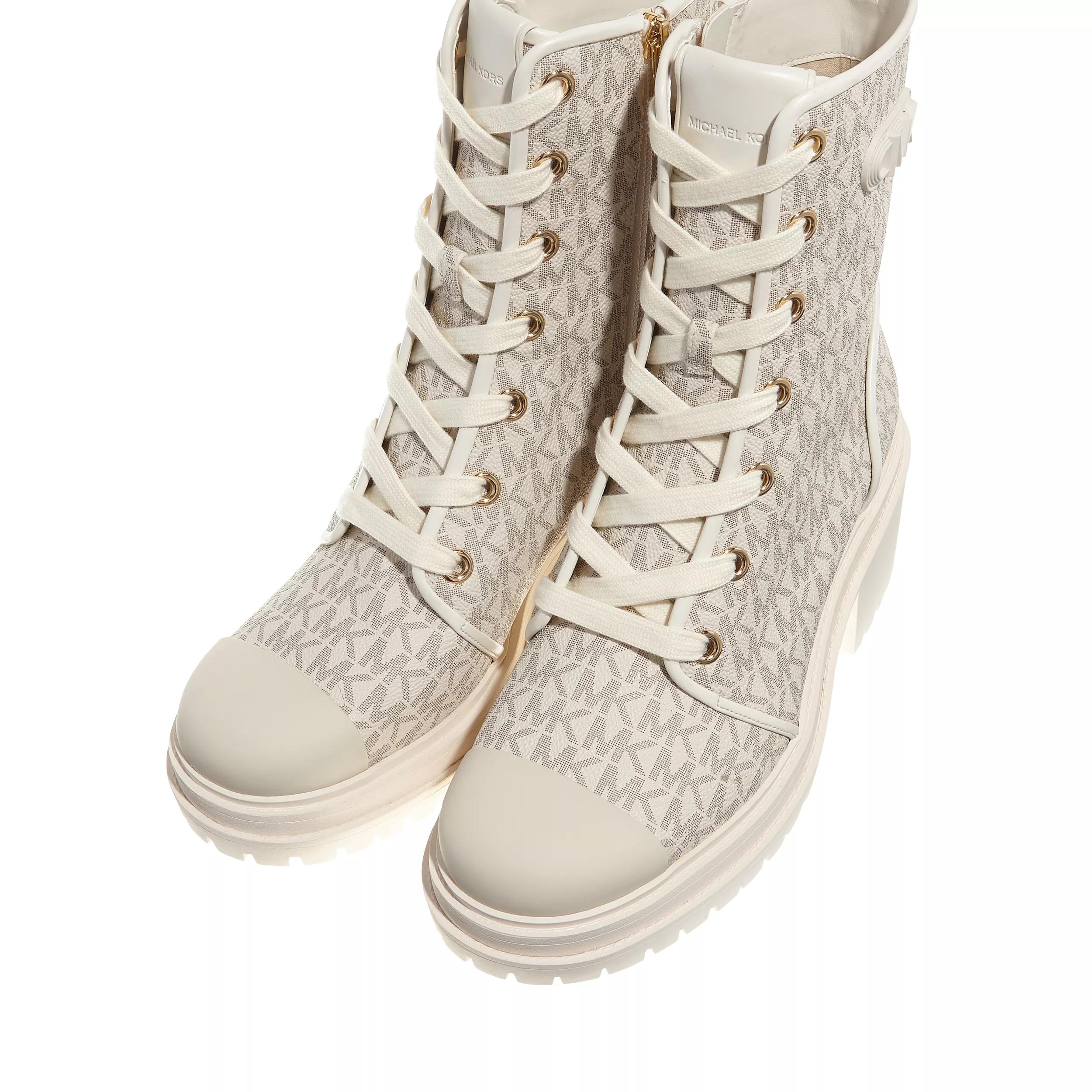 Michael kors vicky logo hot sale tape knit ankle boot