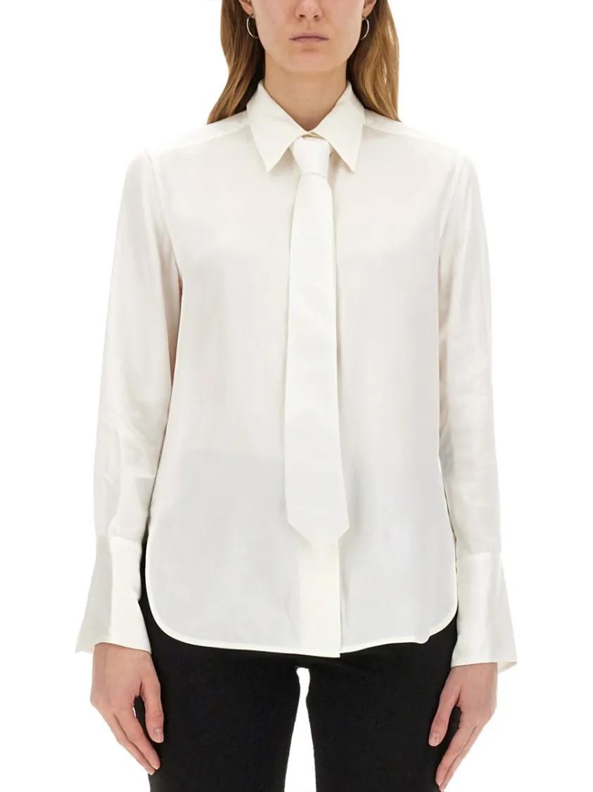Thumbnail - Paul Smith - Long-Sleeved Viscose Shirt - Größe 42 - weiß