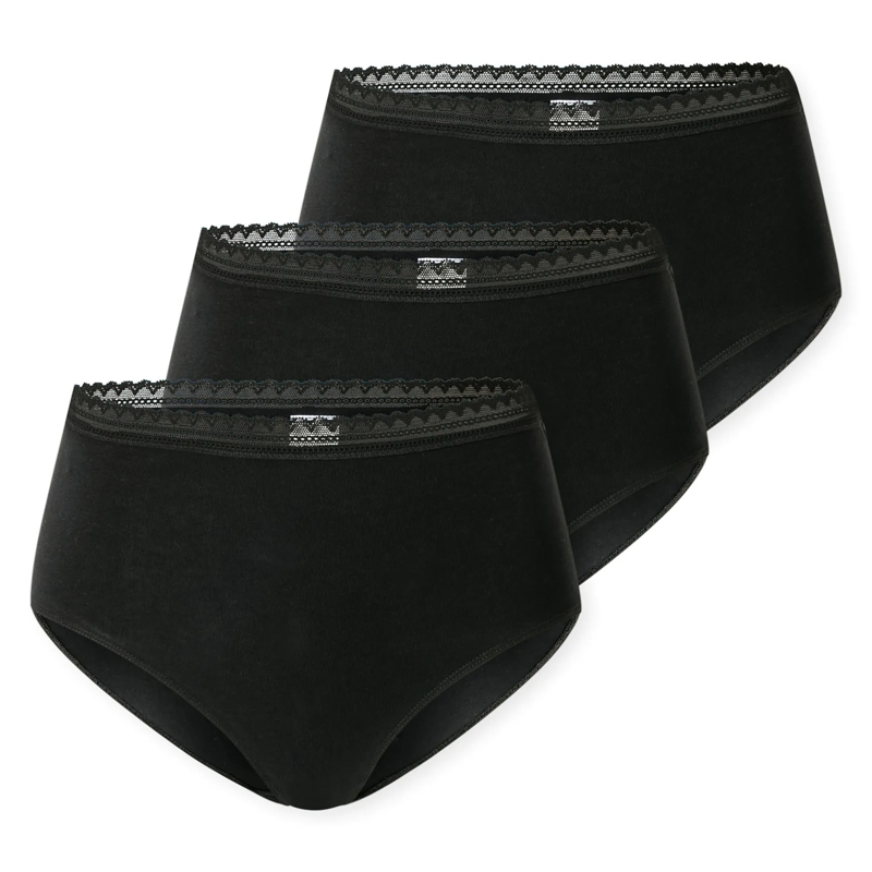 SCHIESSER  3er Pack schwarz