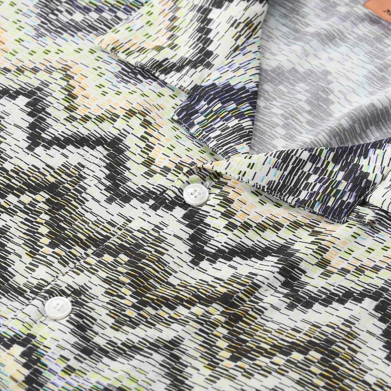 Missoni Hemd Kurzarmhemd mit Muster grün(Image 3)