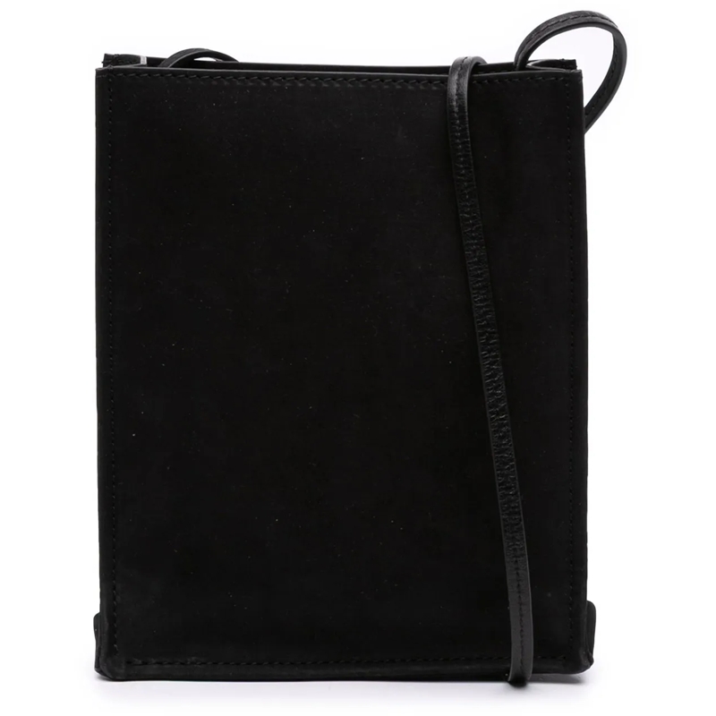 The Row Sac à bandoulière Small Suede To Go Crossbody schwarz