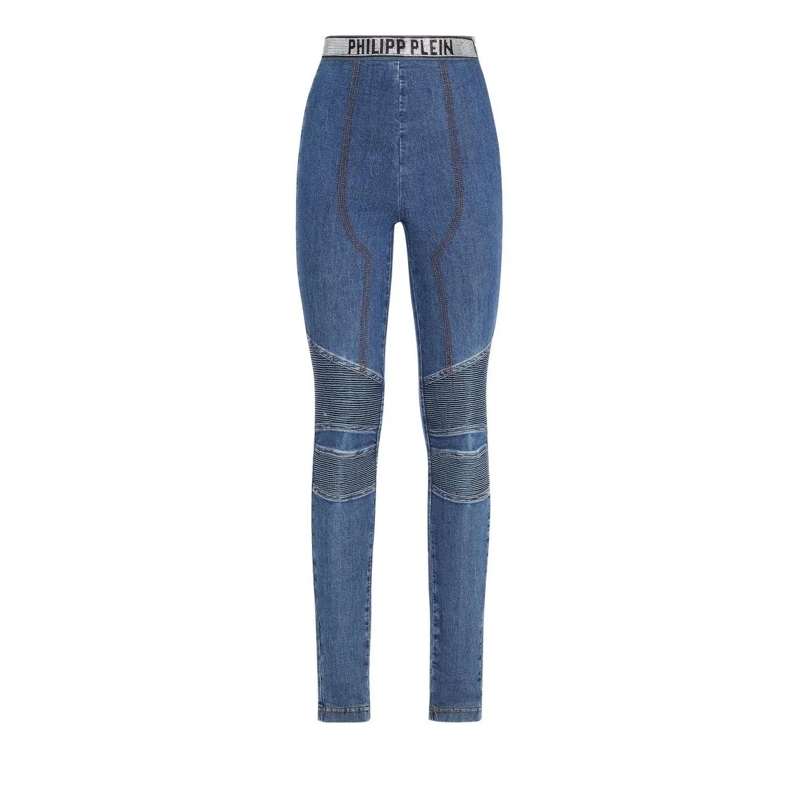 Philipp Plein Skinny-Leg-Jeans Jeggings blau