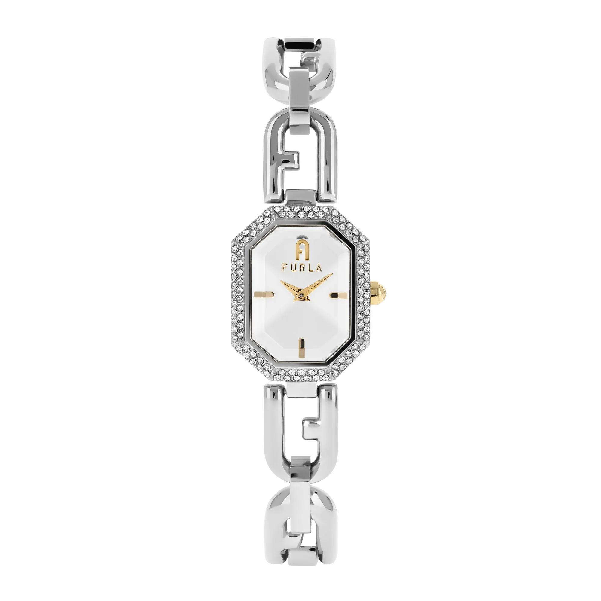 Thumbnail - Furla Uhren - Analoge Uhr Furla Octagonal - Gr. unisize - in Silber - für Damen