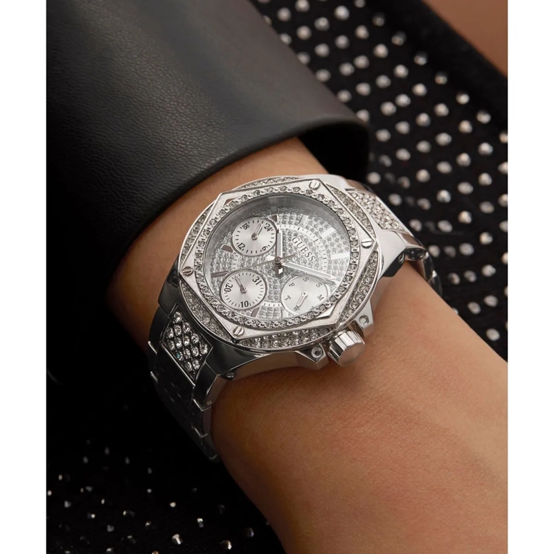 Guess Quarzuhr Quarz-Analoguhr Envy silber(Image 6)