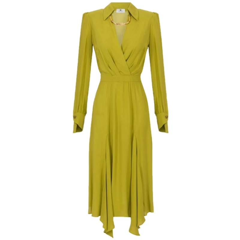 Elisabetta Franchi Midikleid Dresses Green grün