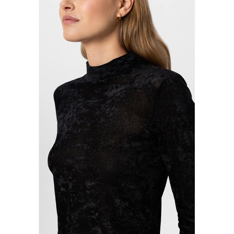 Luisa Cerano Longsleeve-Turtleneck black | Top