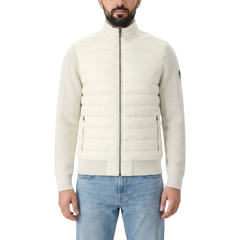 Belstaff Veste de transition Jacke mit Logo weiß(Image 2)