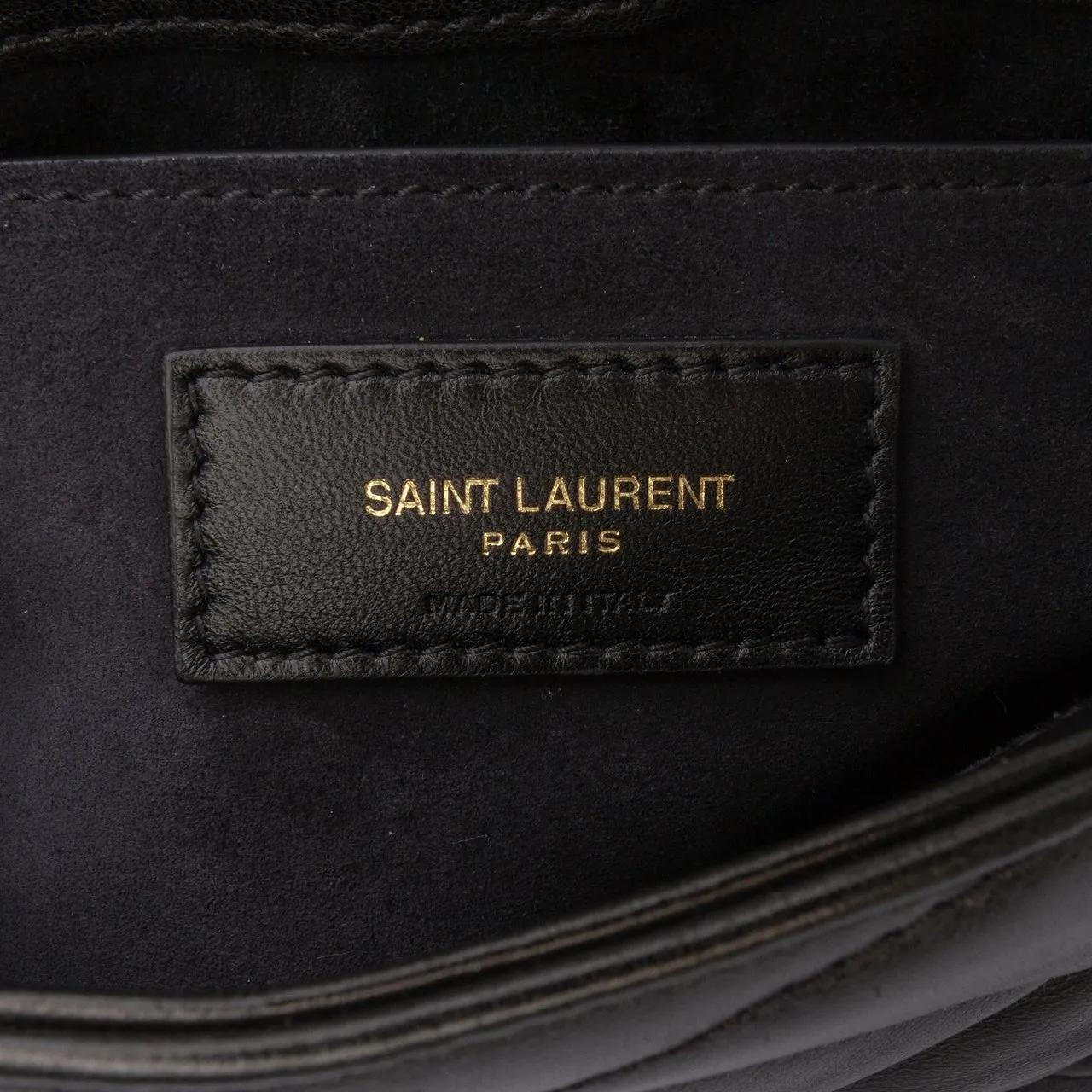 Thumbnail - Saint Laurent Hobo Bags - Quilted Lambskin Le 57 Diamond Shoulder Bag - Gr. unisize - in Schwarz - für Damen