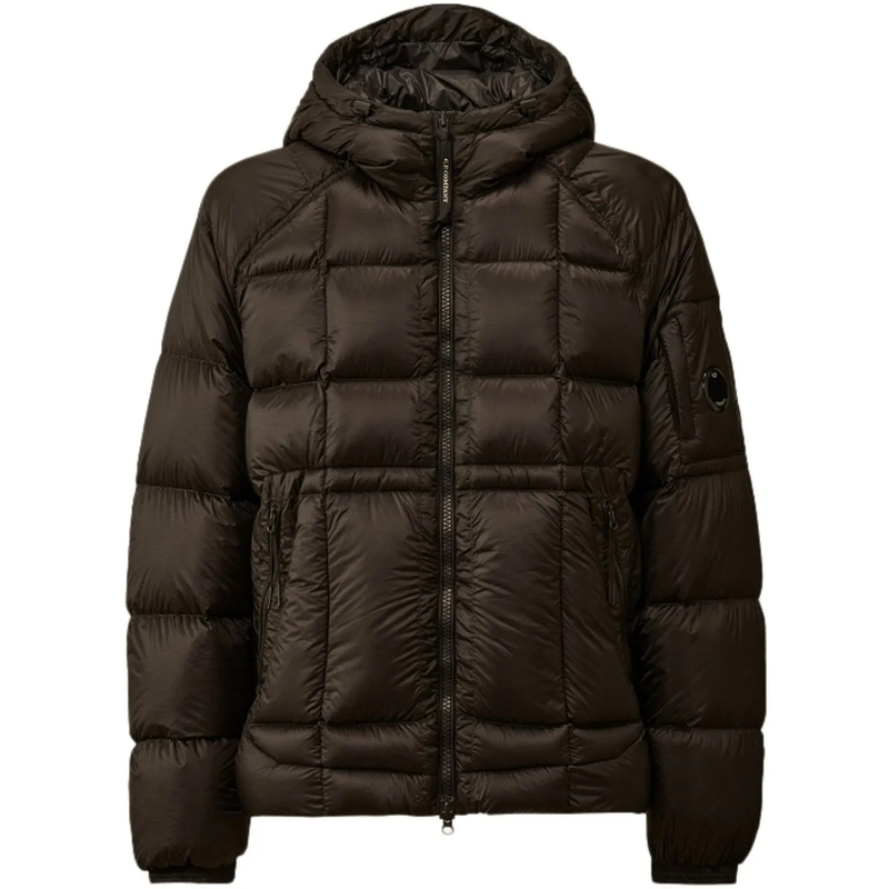 CP Company Daunenjacke Quilted Insulated Down Jacket With Hood Schwarz(Image 2)