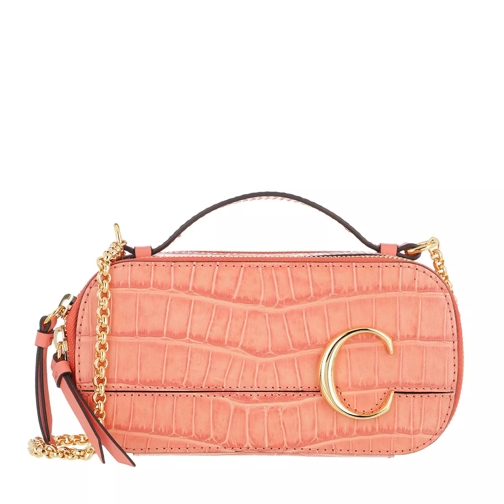 Chloé Crossbody Bag Leather Sunny Coral Mikrotasche