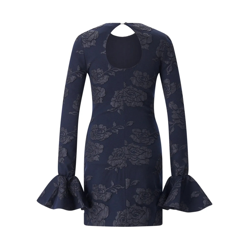 Rotate Minikleid Jacquard Minikleid blau(Image 2)