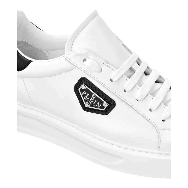 Philipp Plein Low-Top-Sneaker Lo-Top Turnschuhe Titan weiss(Image 3)