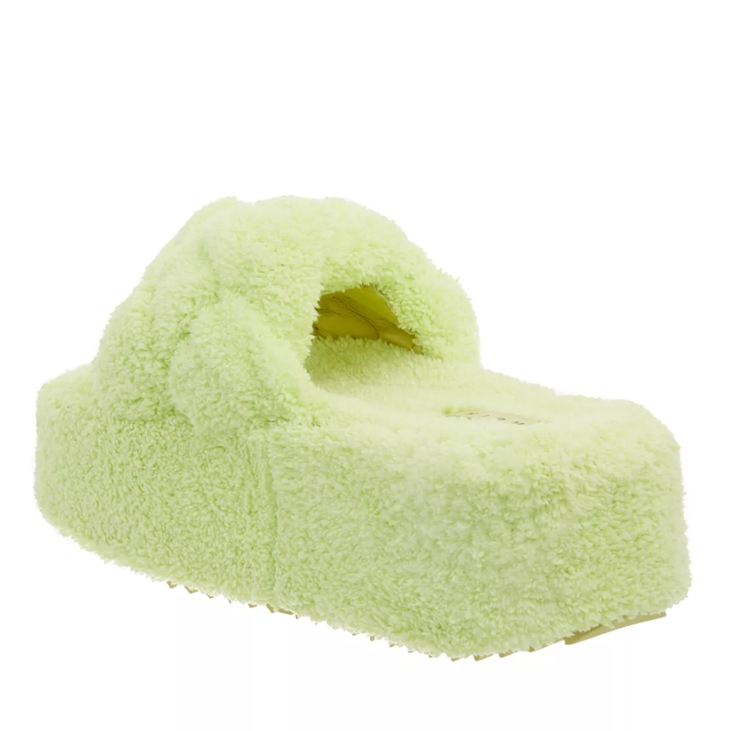 INUIKII Slides Teddy Braided Lime(Image 2)