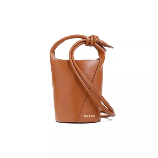 Jacquemus Light Brown Leather Le Petit Tourni Bag Brown Buideltas